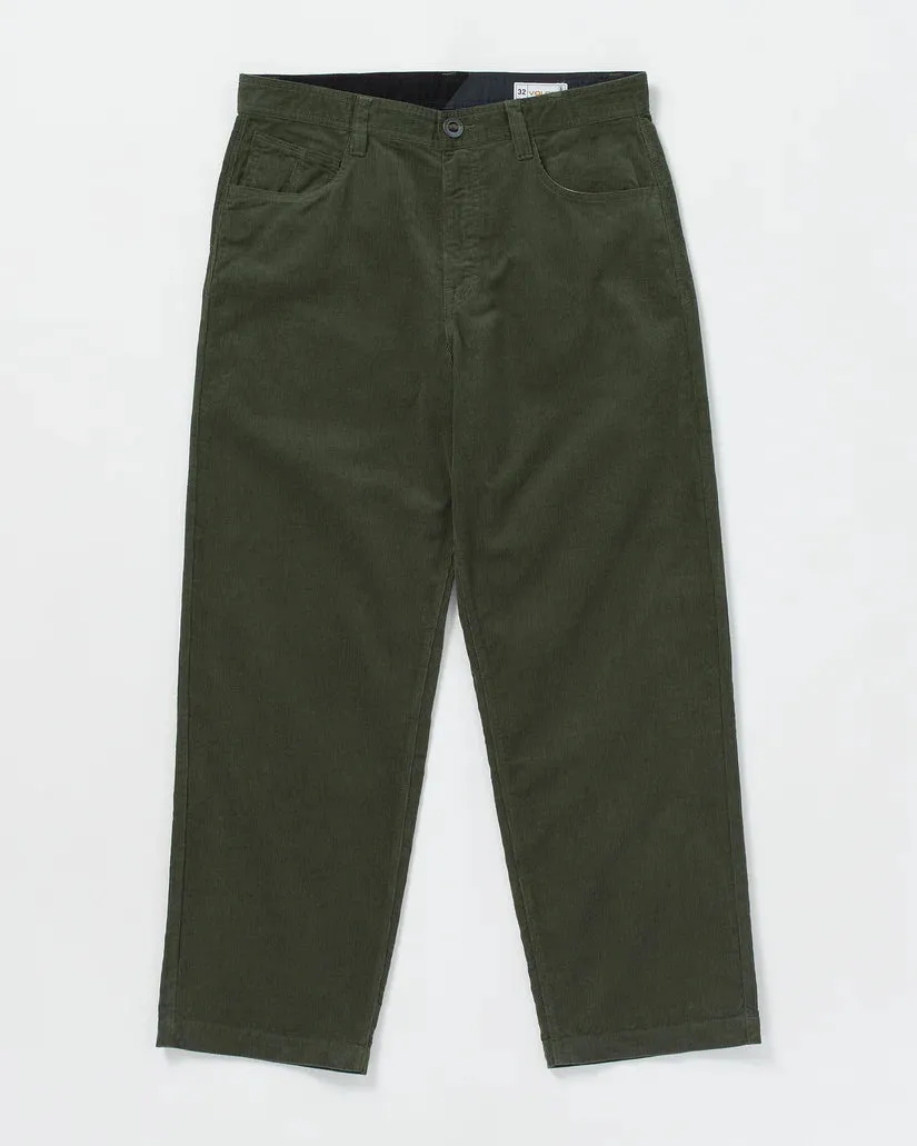 Volcom Frickin Loose Tapered Corduroy Pants - SQUADRON GREEN