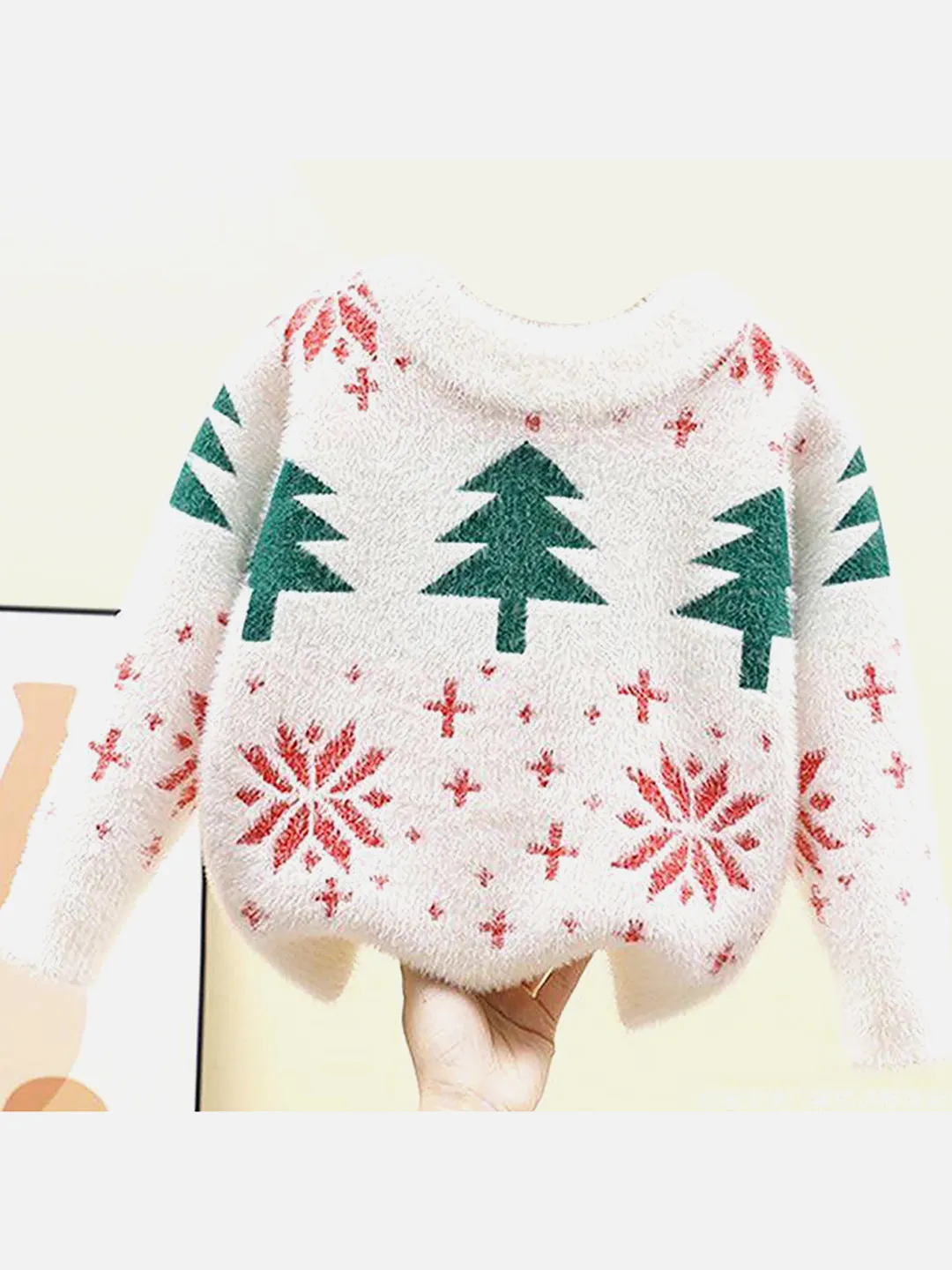 White Wonderland Warmer Cardigan & Christmas Sweater for Kids