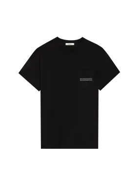 Womens 365 Lightweight Pocket T-Shirt—black