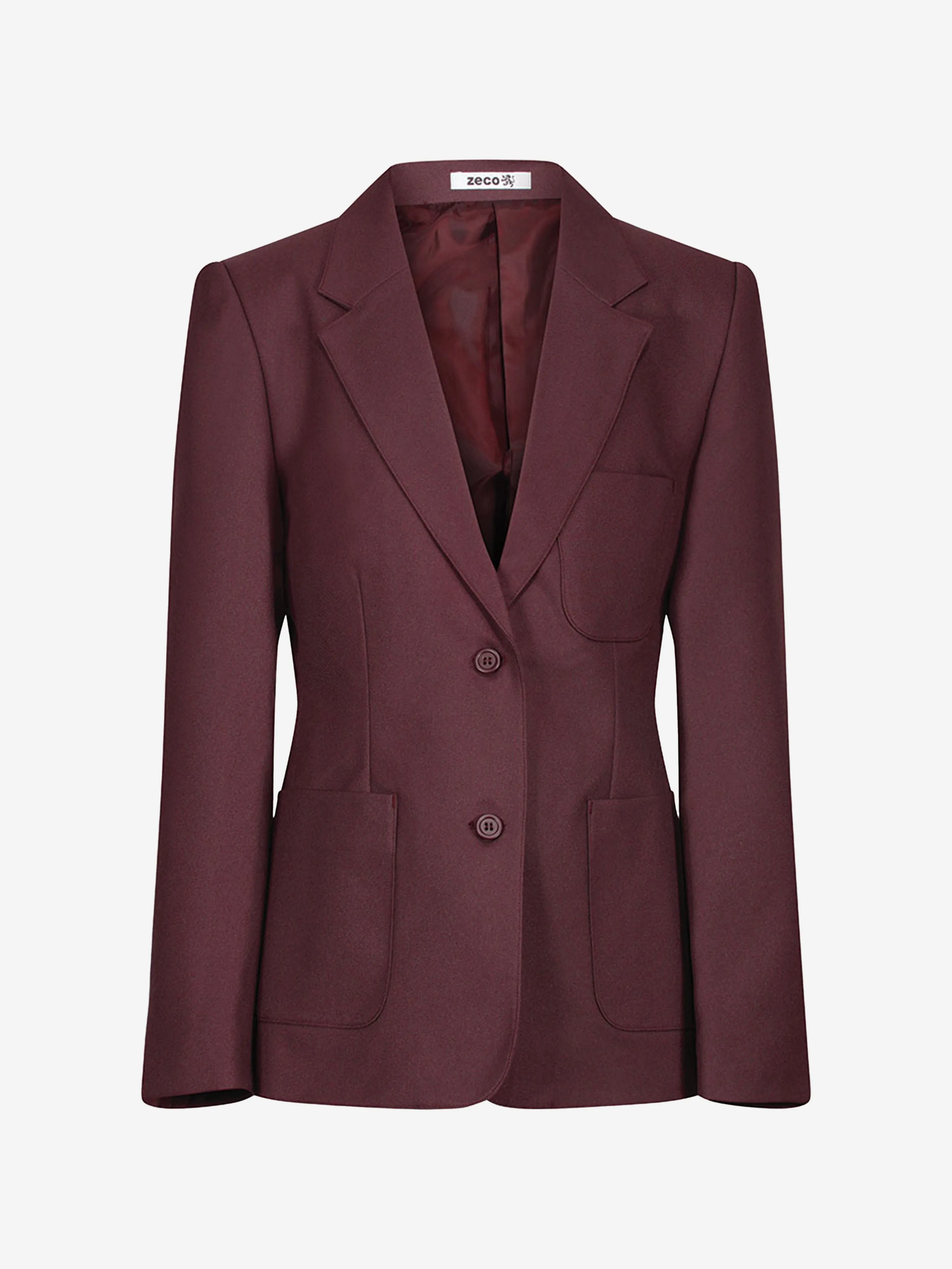 Zeco Girls School Fitted Eco Blazer in Purple